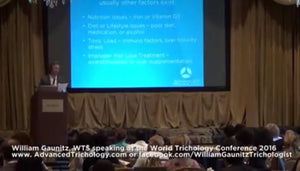 William Gaunitz speaks at International Association of Trichology Conference 2016