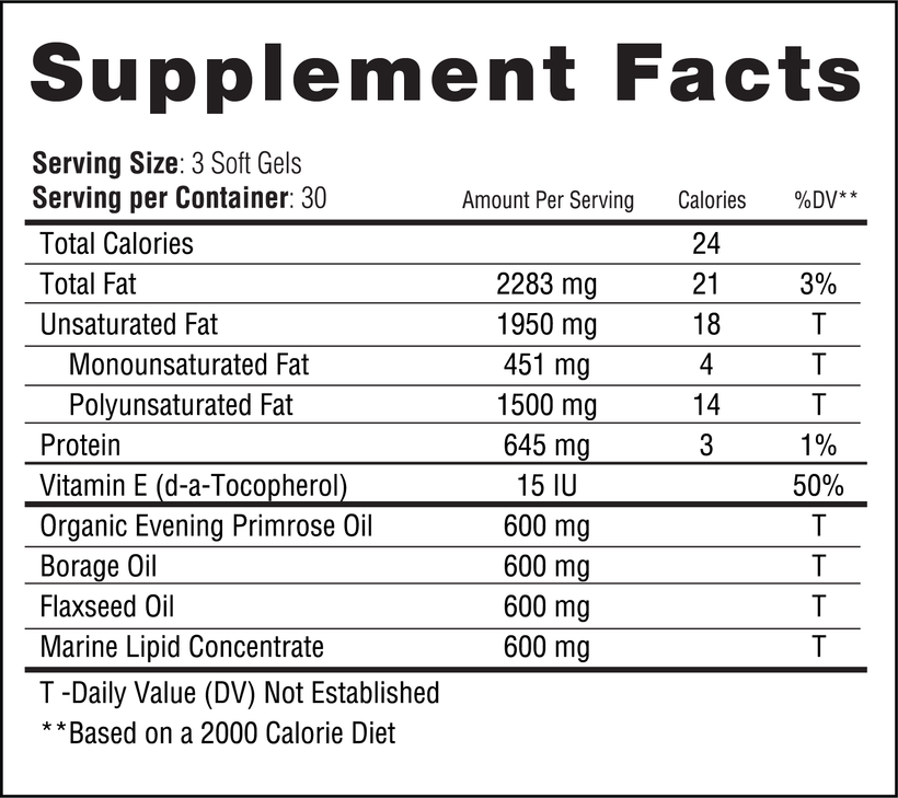 THANK YOU - EFA COMPLETE Nutraceutical (Omega 3-6-9 for Optimal Hair Growth)