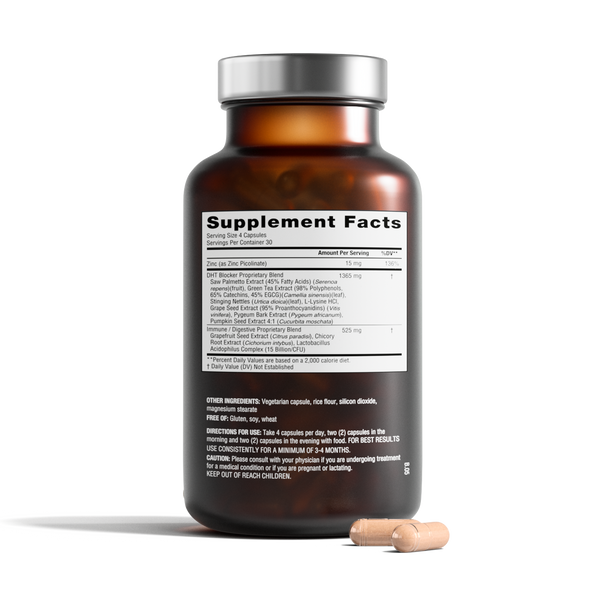 DHT Blocker with Immune Support Nutraceutical