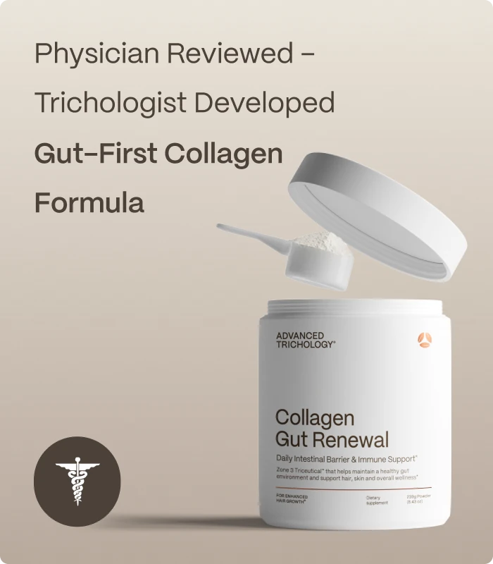 Physician Reviewed – Trichologist Developed Gut-First Collagen Formula