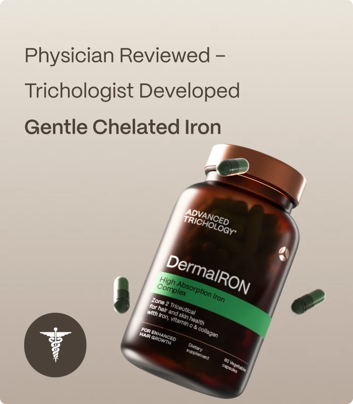 Physician Reviewed – Trichologist Developed Gentle Chelated Iron