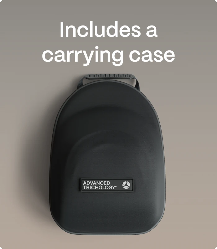 Includes a carrying case
