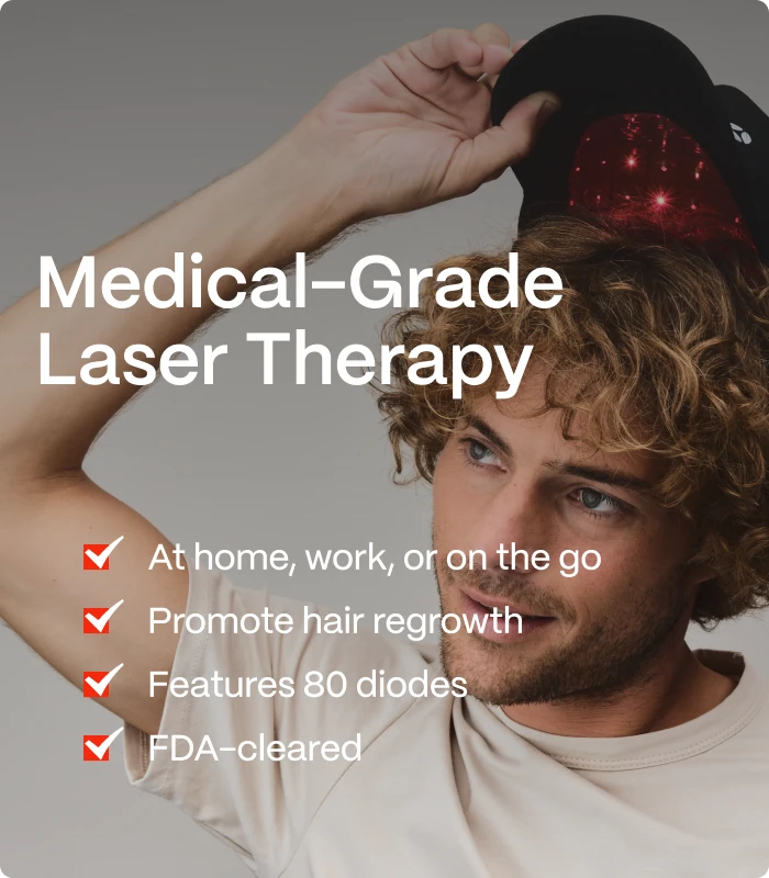 At home, work, or on the go — Promote hair regrowth — Features 80 diodes