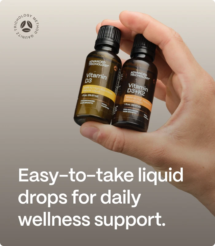 Easy-to-take liquid drops for daily wellness support.