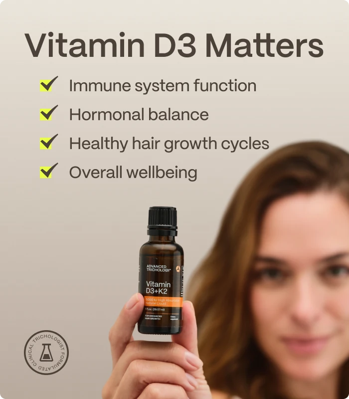 Immune system function — Hormonal balance — Healthy hair growth cycles