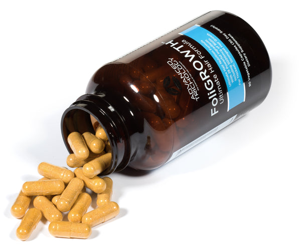 FoliGROWTH Ultimate Hair Growth Vitamin - high potency Biotin, Folic Acid, 28 herbs & vitamins, pills