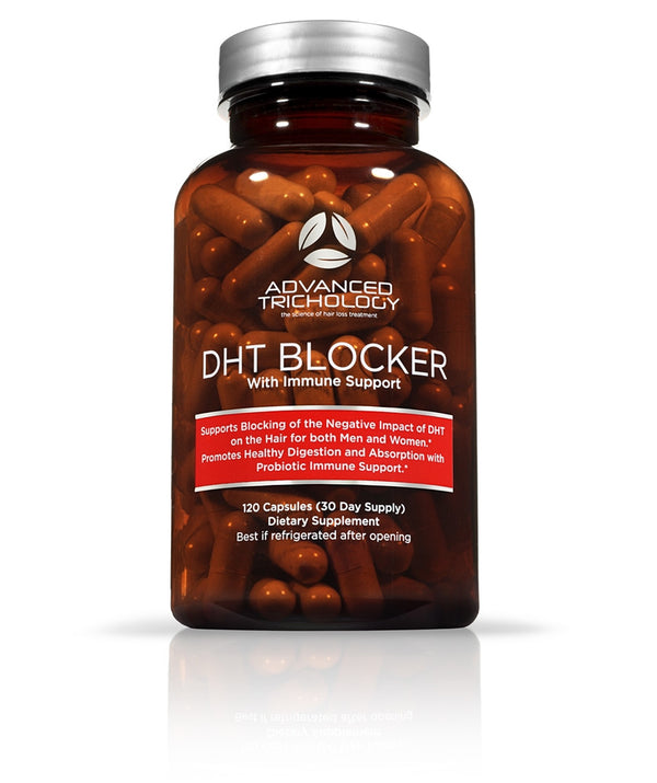 Two Bottles - DHT Blocker Vitamin with Immune Support, Saw Palmetto, and Green Tea