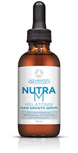 DHT Blocker with Immune Support, NutraM Topical Melatonin Hair Growth Serum, EFA Complete & HairStem™ Shampoo and Conditioner - Bundle