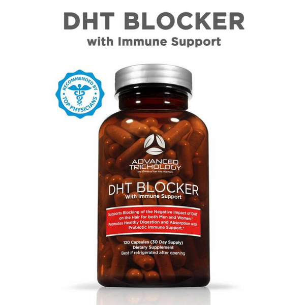 DHT Blocker Vitamin with Immune Support, Saw Palmetto, and Green Tea