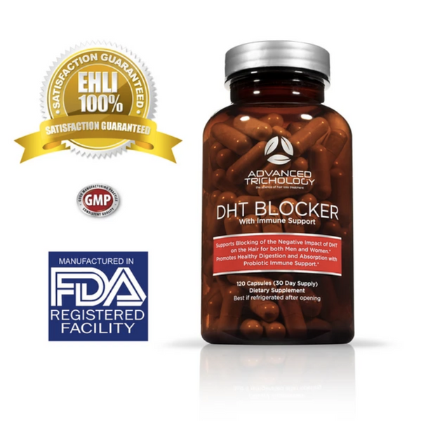 DHT Blocker Vitamin with Immune Support, Saw Palmetto, and Green Tea