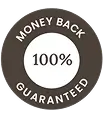 100% Money back Guarantee